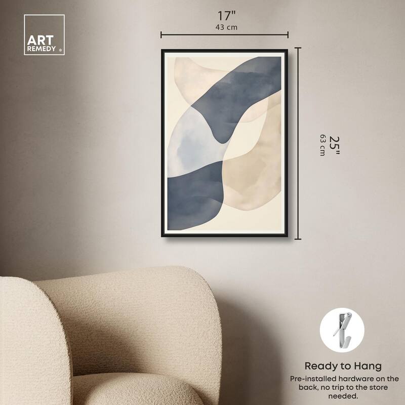 Ovals Canvas by Art Remedy