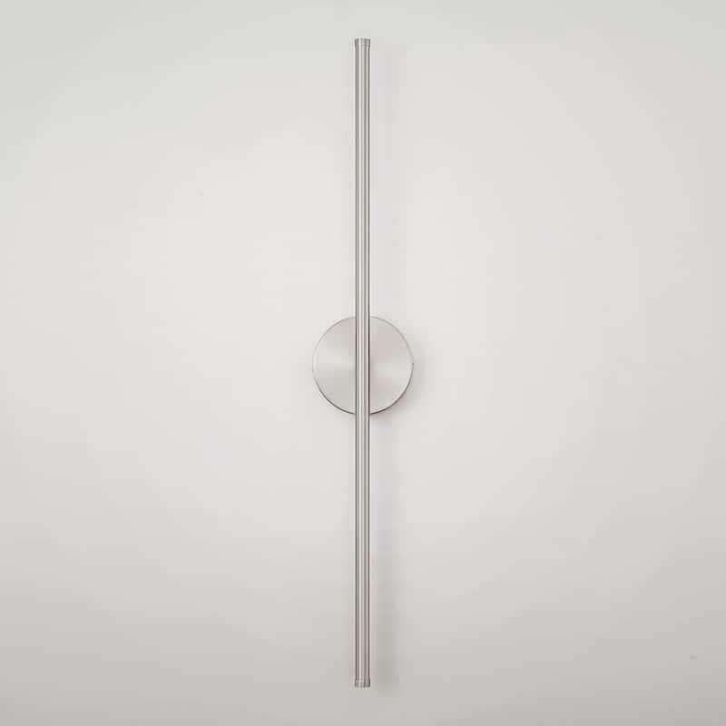 1-Light Modern Linear Aluminum Dimmable Integrated LED 3000K Warm Light Bathroom Vanity Lights for Mirror