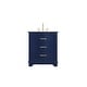 preview thumbnail 14 of 67, Bennett Single Bathroom Vanity Blue - 30"