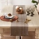 preview thumbnail 66 of 73, DII Variegated Taupe Fringe Table Runner 13x72