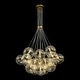 preview thumbnail 25 of 29, 13/ 19-Light Modern Glam Large Sputnik Cluster Glass Globe Bubble Chandelier with Swirled Glass Bubble Globe (Bulb Not Included)