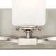 preview thumbnail 7 of 12, Kichler Lighting Marette 3-Light Vanity Light Brushed Nickel