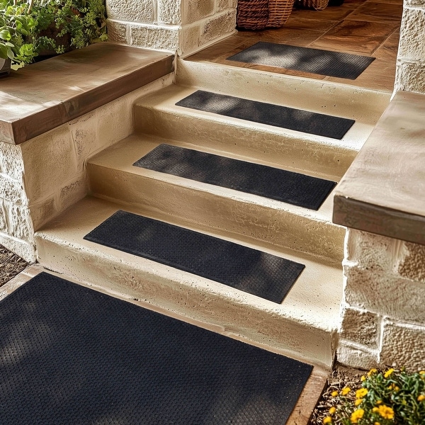 Mohawk Home Honey Comb Indoor/Outdoor Recycled Rubber Door Mat