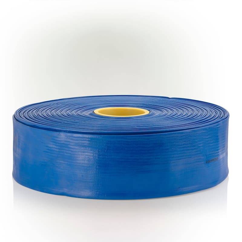 Alpine Corporation 300' PVC Lay-Flat Water Discharge Hose with Inside Diameter