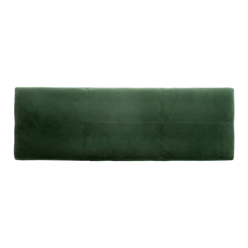Velvet Storage Bench, End of Bed Upholstered Tufted Settee Bench for Living Room Entryway Rectangular Storage Ottoman Bench