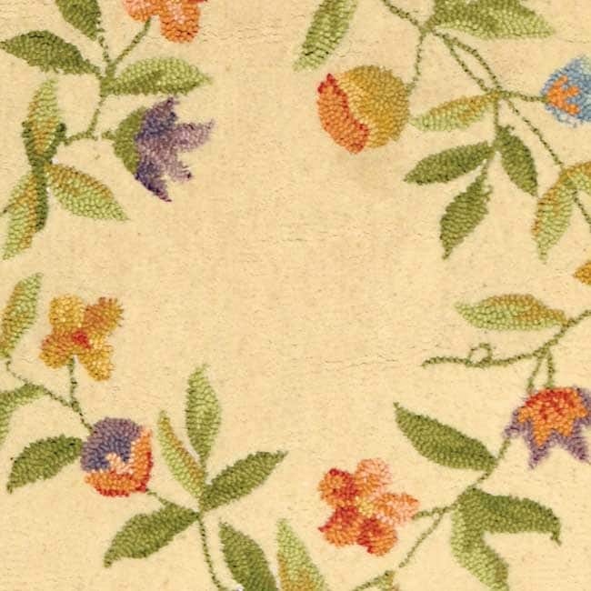 SAFAVIEH Handmade Berkeley Bice Botanical Wool Rug