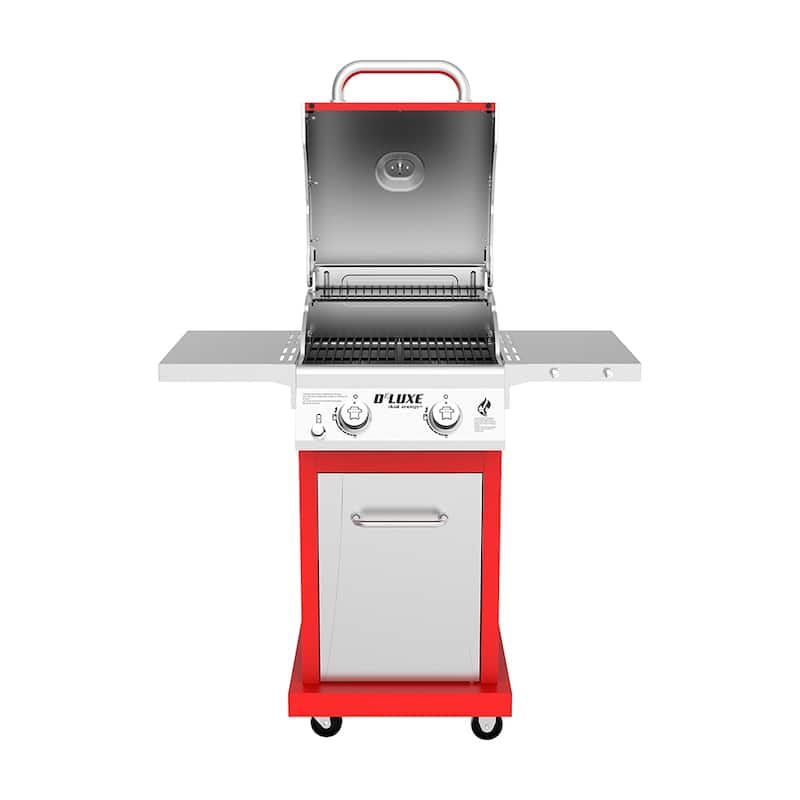 Nexgrill Deluxe 2-Burner Propane Gas Grill with Foldable Side Tables