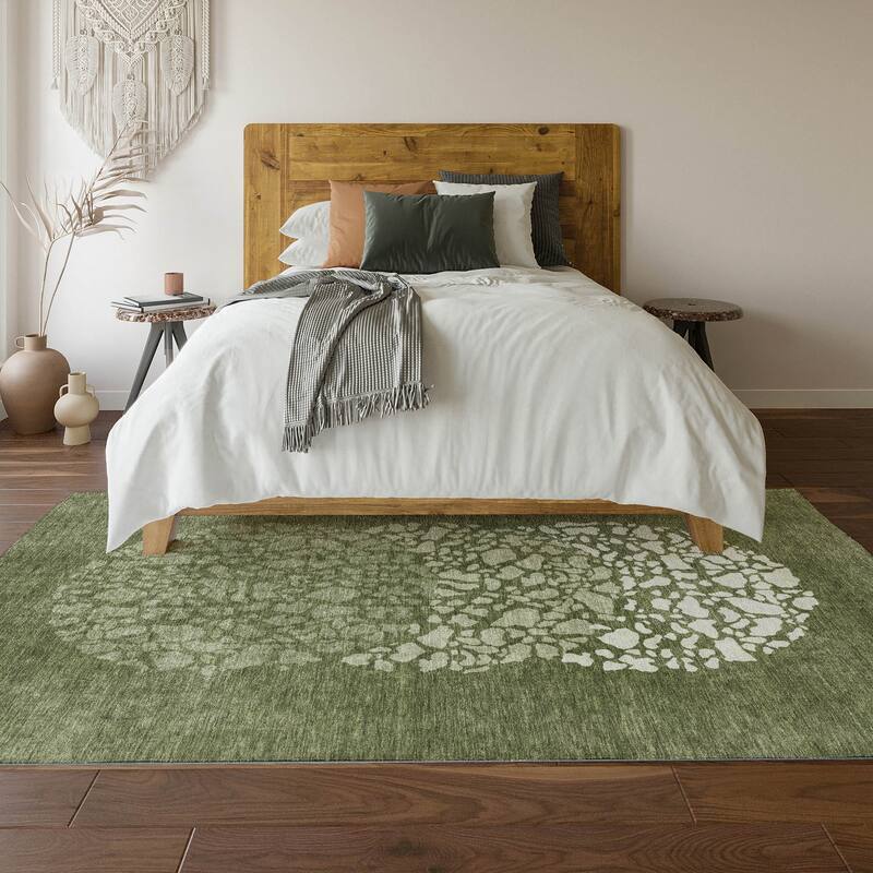 Premium Washable Super Soft Modern Fragments Mayfield Rug