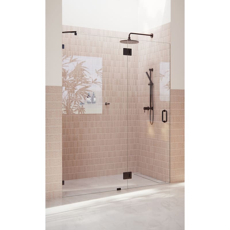 Glass Warehouse GW-GH-62 Halo 78" High x 62" Wide Hinged Frameless