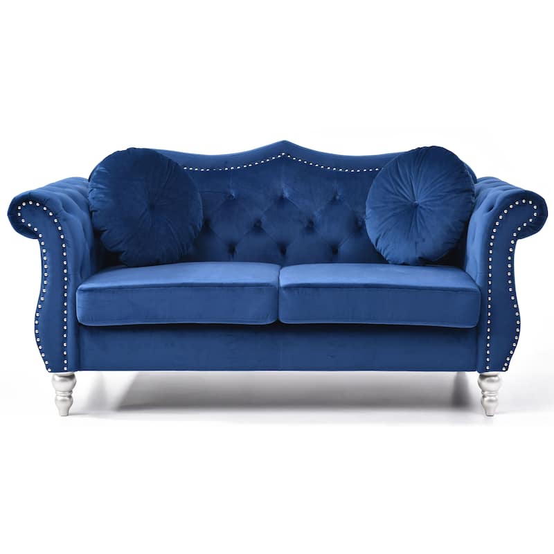 Hollywood Velvet Loveseat