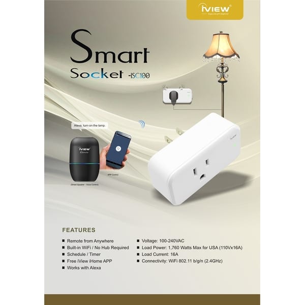 https://ak1.ostkcdn.com/images/products/is/images/direct/030a85c6385283c27f77103e3322e1f4a3a27586/IVIEW-ISC100-Smart-WiFi-Socket-Plug.jpg?impolicy=medium