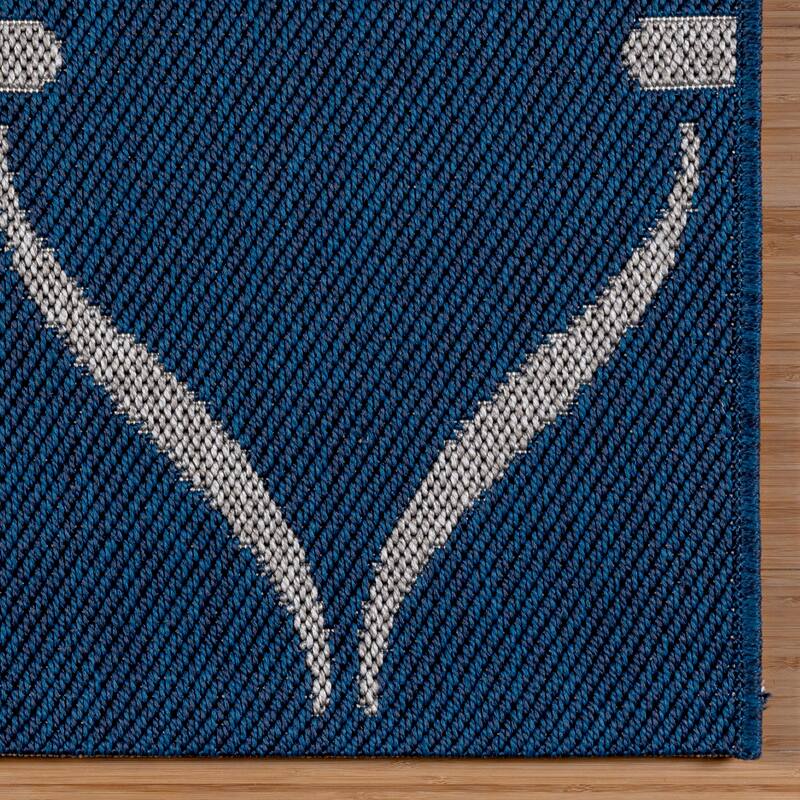 Gertmenian Ringley Luxury Thick Polypropylene Flatwoven Indoor/Outdoor Area Rug Collection