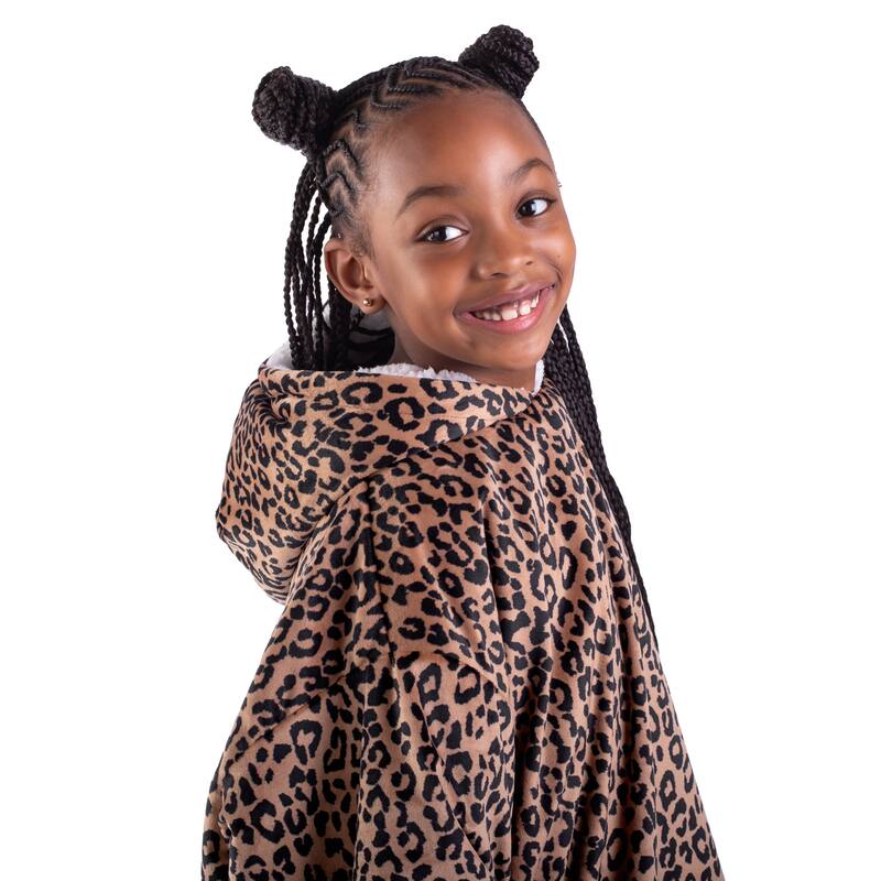 Bare Homey B-Cozy Oversized Sherpa Wearable Blanket