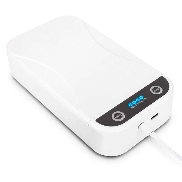 Indigi® UV Sterilize Sanitation Cleaning Box for Phones & Other Objects w/ Aroma Diffuser & USB Charging Port