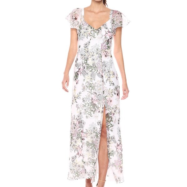 guess floral maxi dress