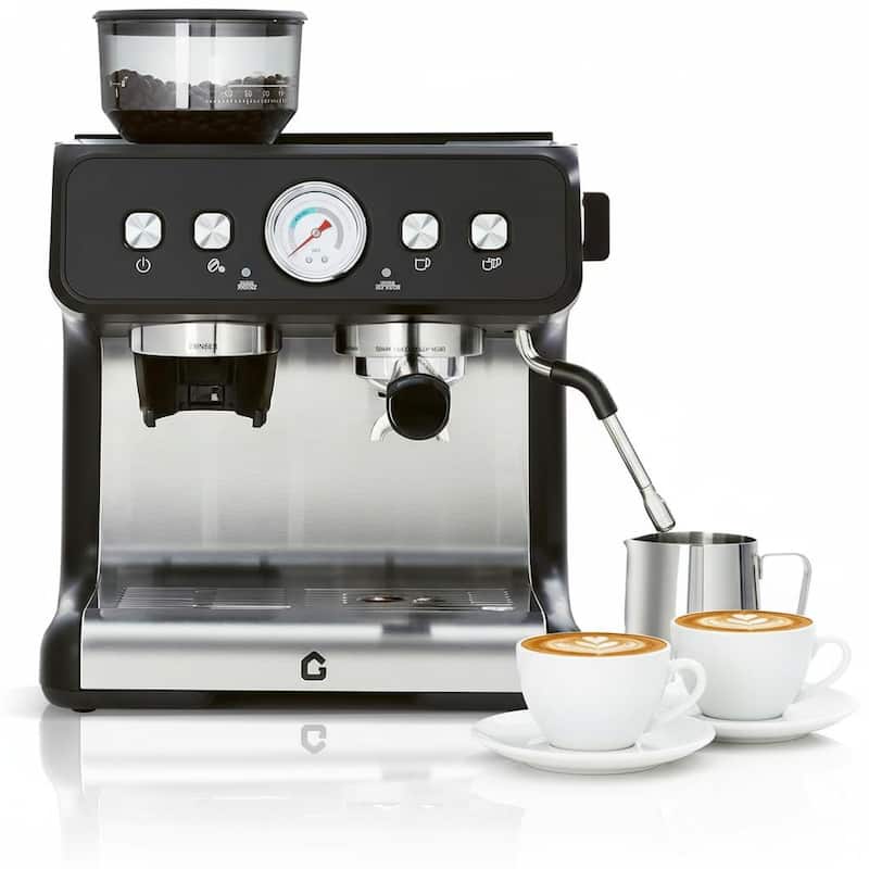 Espresso Machine, with Grinder - Black