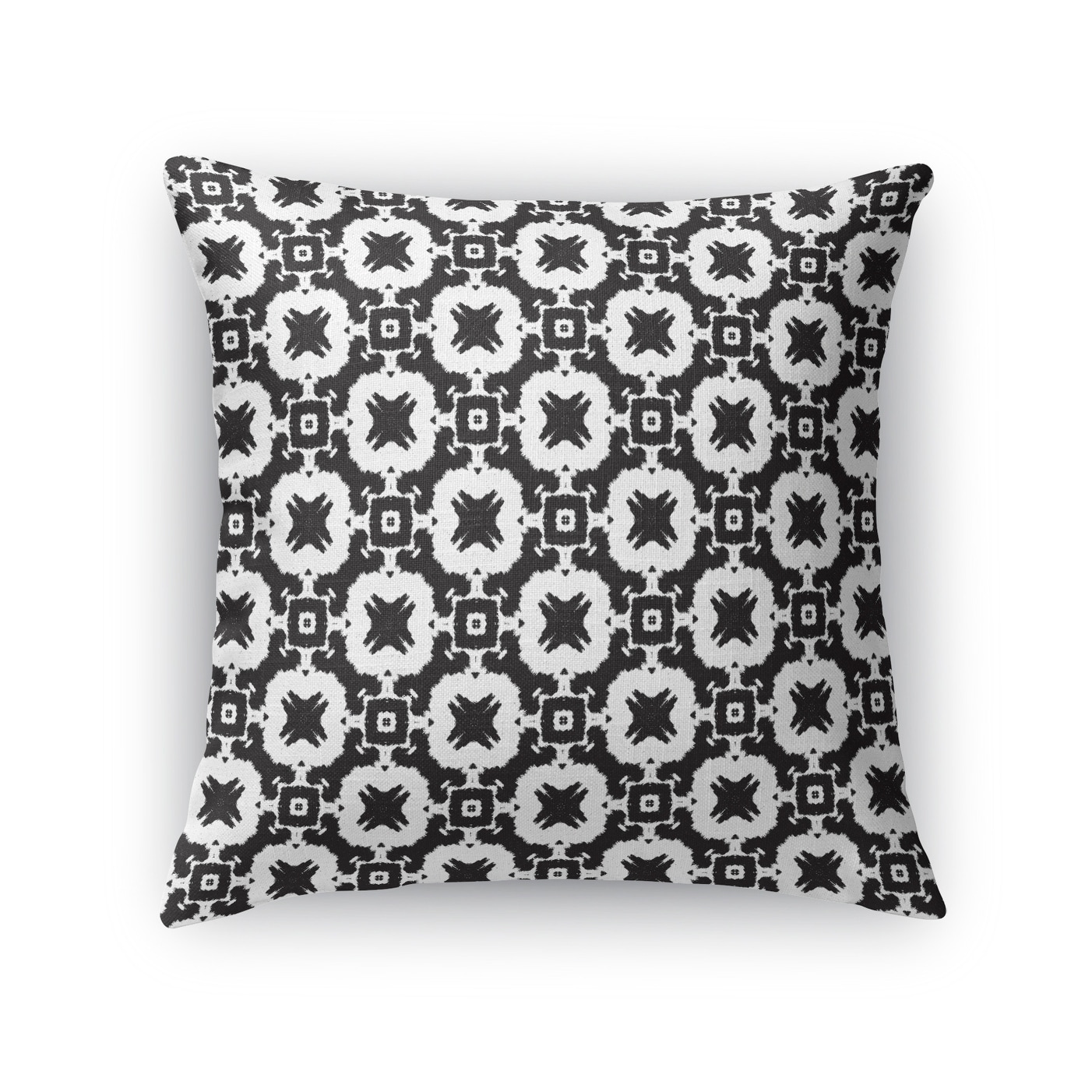 Kavka Designs black/ white tokyo accent pillow with insert