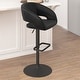 preview thumbnail 172 of 178, Vinyl Adjustable Height Barstool with Rounded Mid-Back