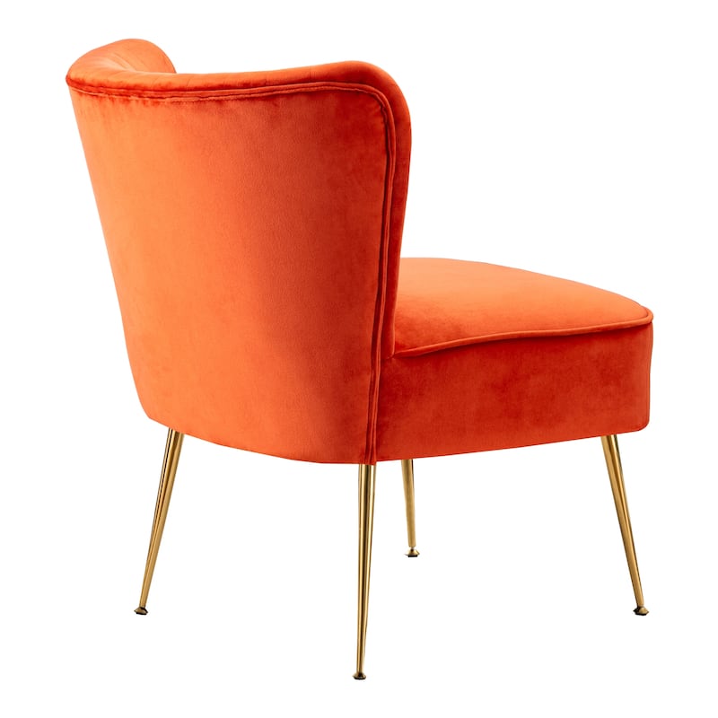 Heaven Contemporary Velvet Upholstered Accent Chair