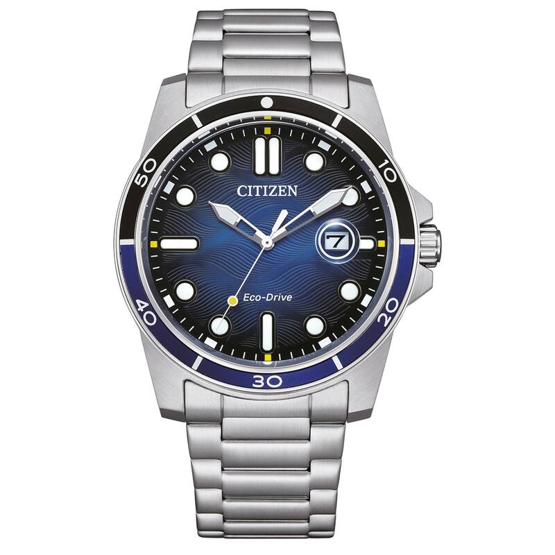 Citizen Men's Eco-Drive Blue Dial Watch - AW1810-85L - 6 (36)