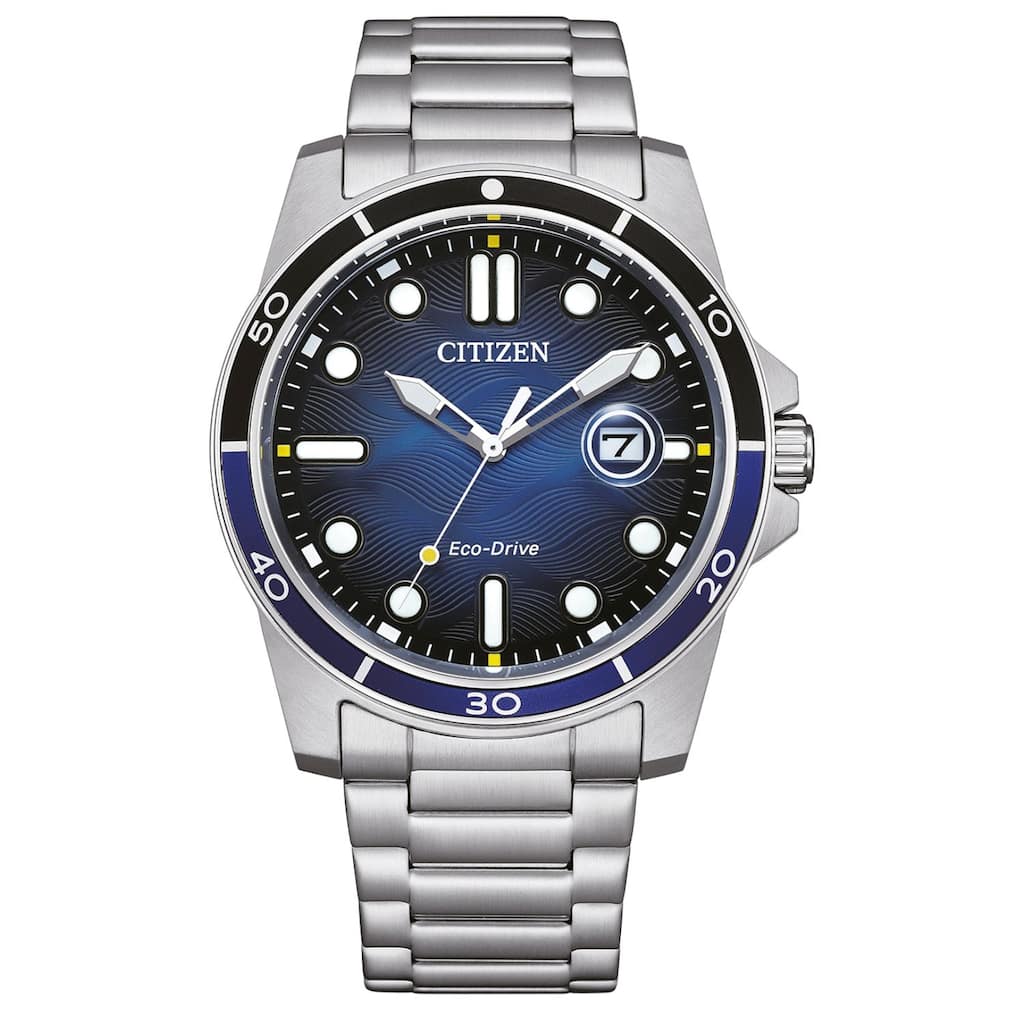 Citizen Men's Eco-Drive Blue Dial Watch - AW1810-85L - 6 (36)