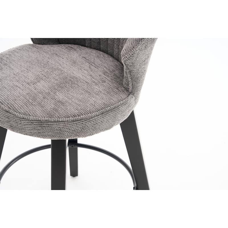 Swivel Bar Stools Side Chair Set of 2