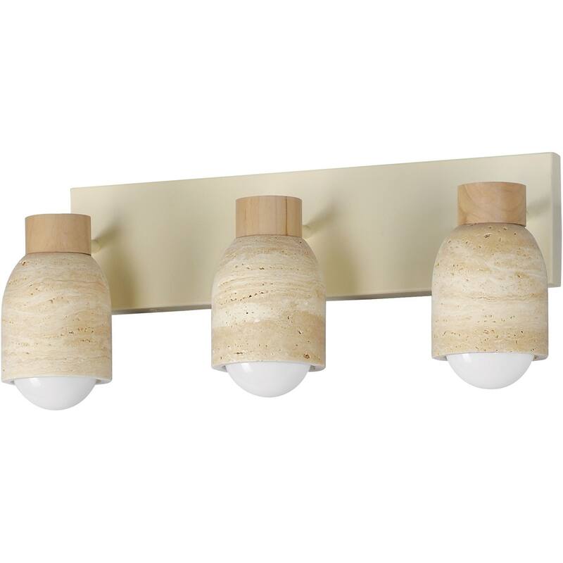 Maxim 10623 Pompeii 3 Light 21" Wide Vanity Light - Travertine / Oyster