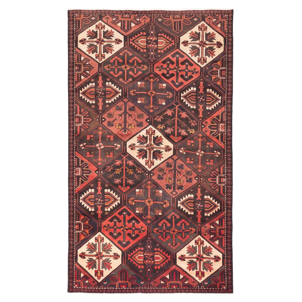 ECARPETGALLERY Hand-knotted Kayseri Vintage Red Wool Rug - 5'3 x 9'2