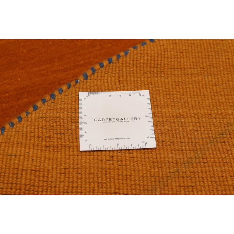 Kashkuli Gabbeh Orange Rug 10'0" x 10'0" - 10'0 x 10'0