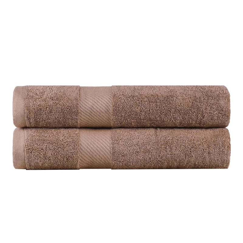 Superior Luxury Solid Highly Absorbent Egyptian Cotton Bath Sheet Towel - (Set of 2) - Sedona