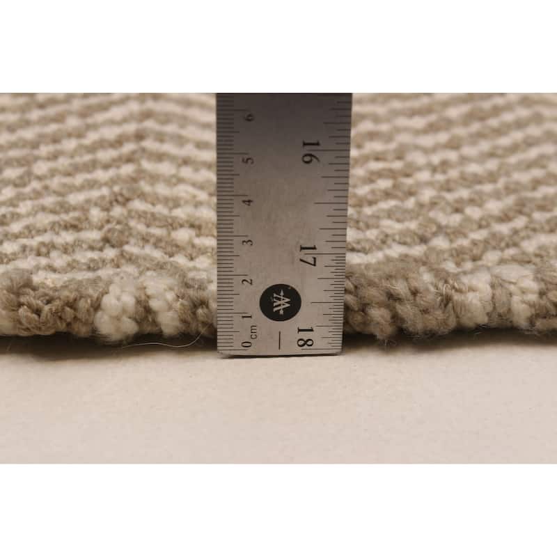 Nevada Taupe Kilim 5'2" x 7'9" - 5'2 x 7'9
