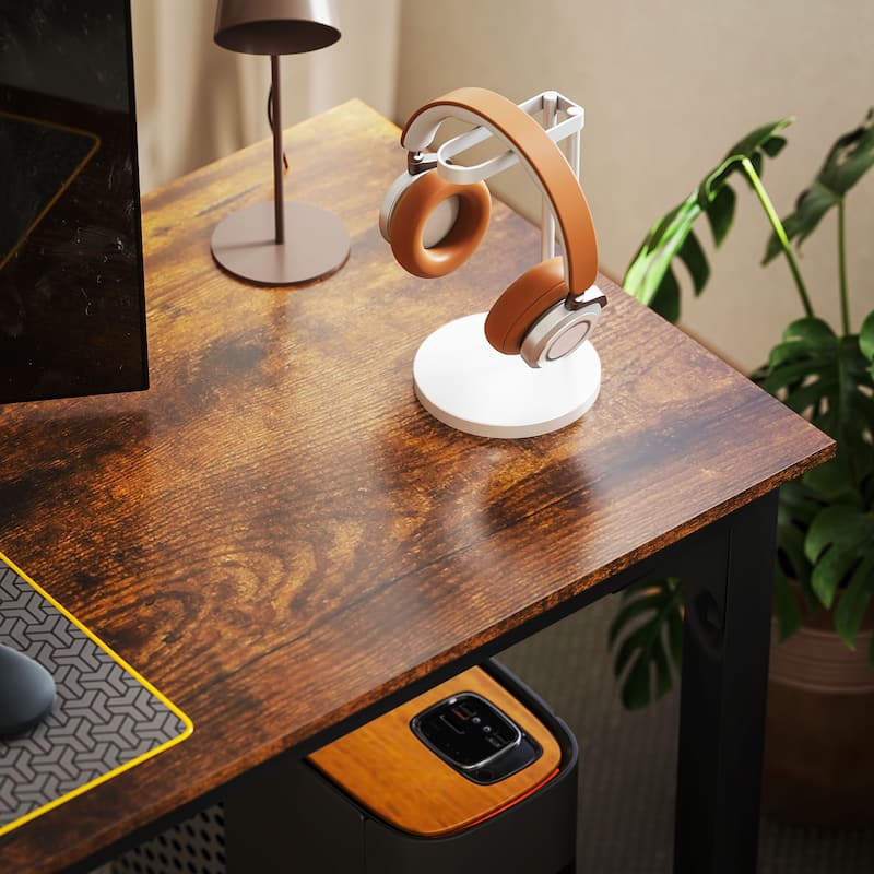 Steel Particleboard Computer Desk Industrial Table and Adjustable Foot