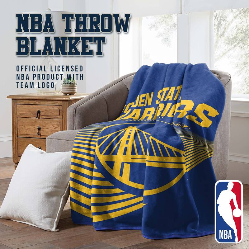 NBA Golden State Warriors 60" x 80" Raschel Throw Blanket
