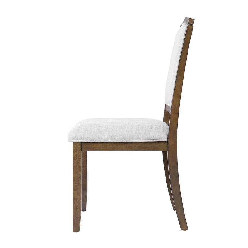 Farmhouse Dining Chairs Set of 4, High Back Upholstered Dining Chairs