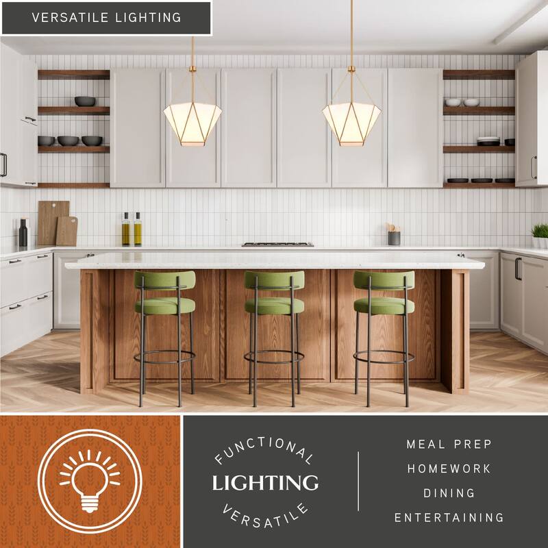 Vaxcel Lighting P0439 Burnett 3 Light 16" Wide Pendant