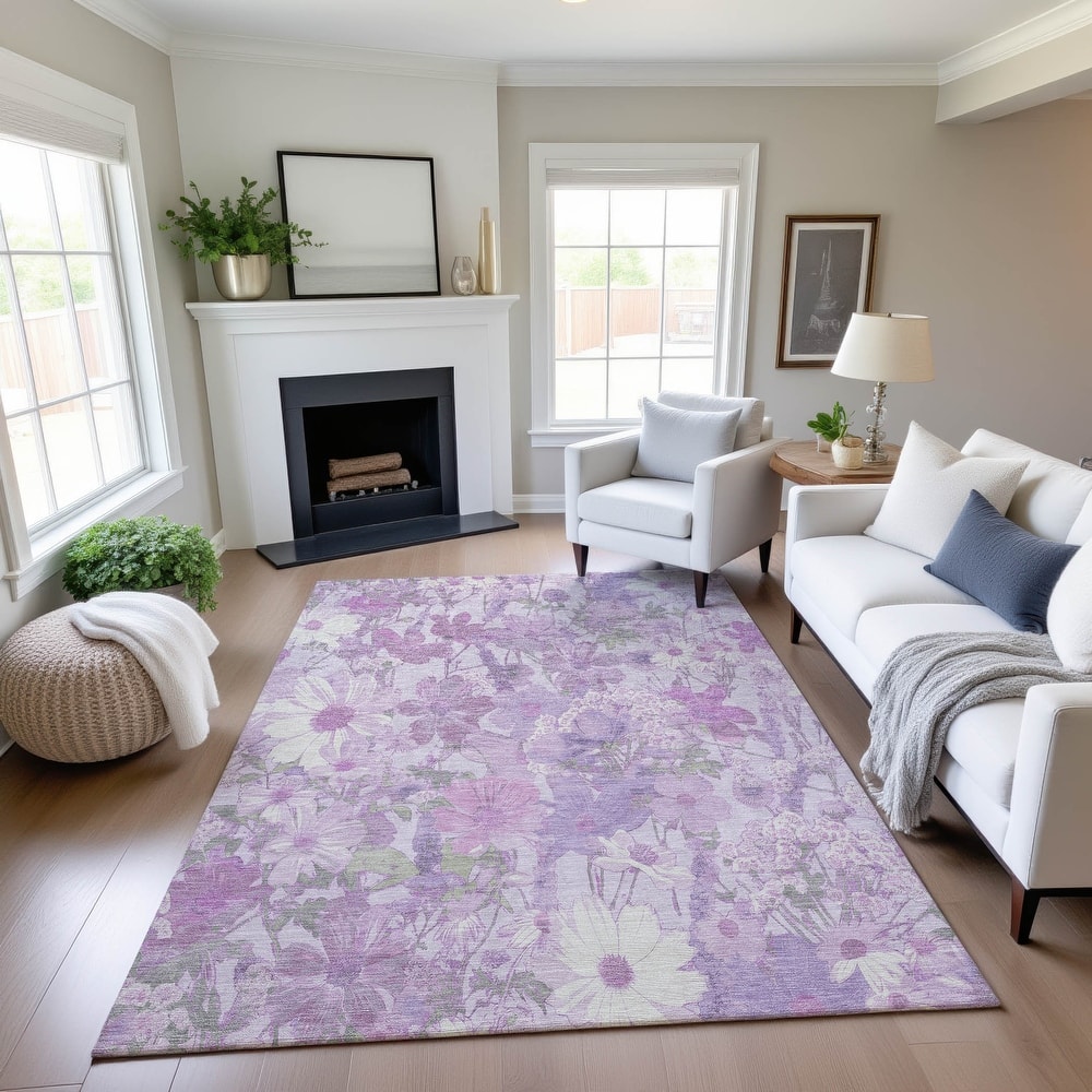 Premium Washable Super Soft Floral Mayfield Rug