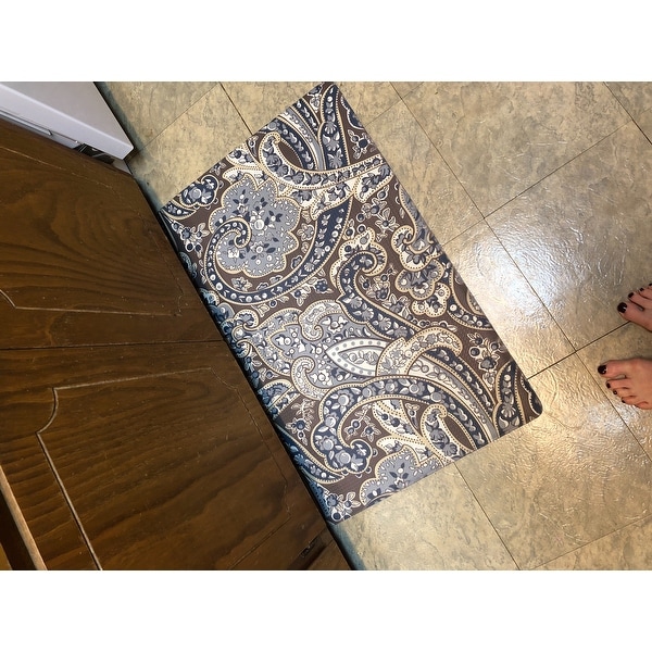 Top Product Reviews For Laura Ashley Vanessa Anti Fatigue Gelness Kitchen Mat 20 In X 32 In 14426431 Overstock Perfect for kitchen, work areas, laundry room and entryways. overstock com
