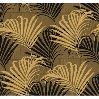 Seabrook Designs Hollywood Palm Unpasted Wallpaper