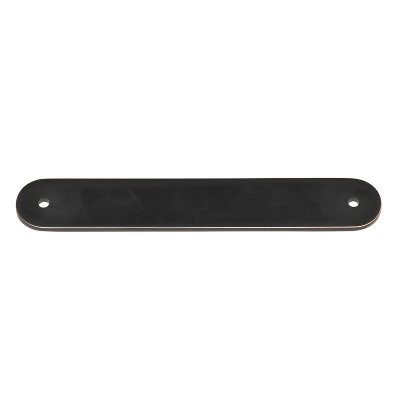 GlideRite 6 in. Rounded Backplate 5-1/16 in. Center to Center, 6343-128 - Pack of 10 - Oil Rubbed Bronze