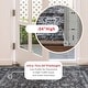 preview thumbnail 29 of 38, Washable Area Rug for Entryway Moss Soft Indoor Door Mat Distressed Floral Low-Pile Kitchen Rugs