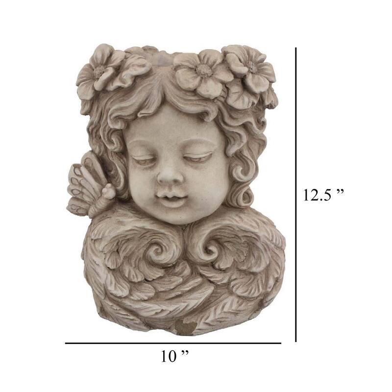 Decorative Accent Head Terracotta Interior Planter Pot for flowers