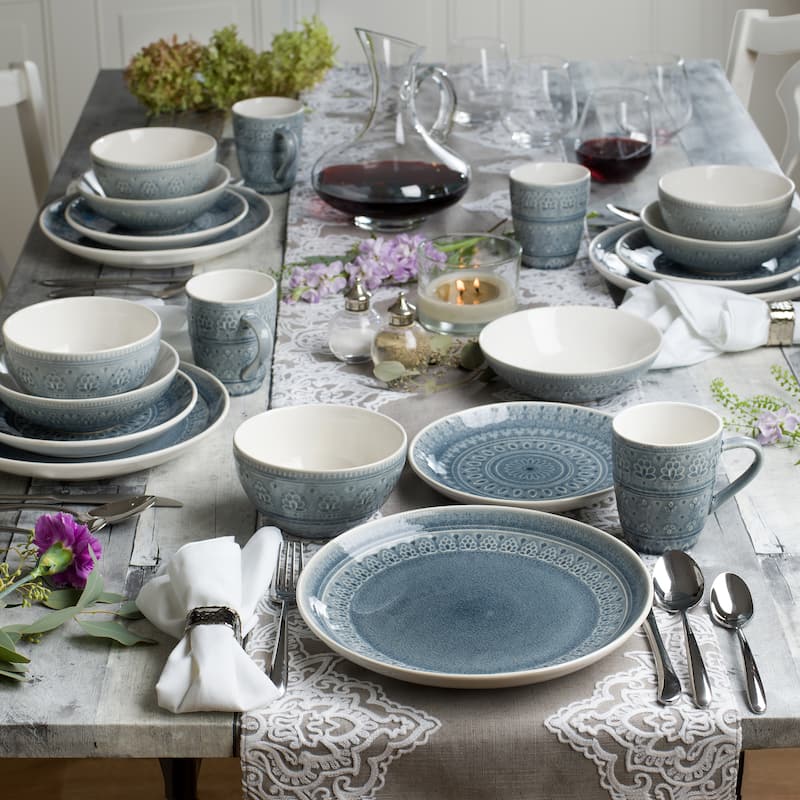 Euro Ceramica Fez 20 Piece Dinnerware Set