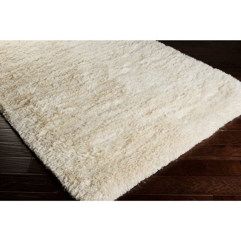 The Curated Nomad Baden Hand-woven Wool Soft Shag Area Rug