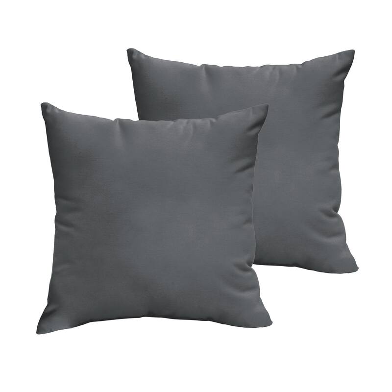 Sorra Home Outdoor Knife Edge Pillow Set of 2