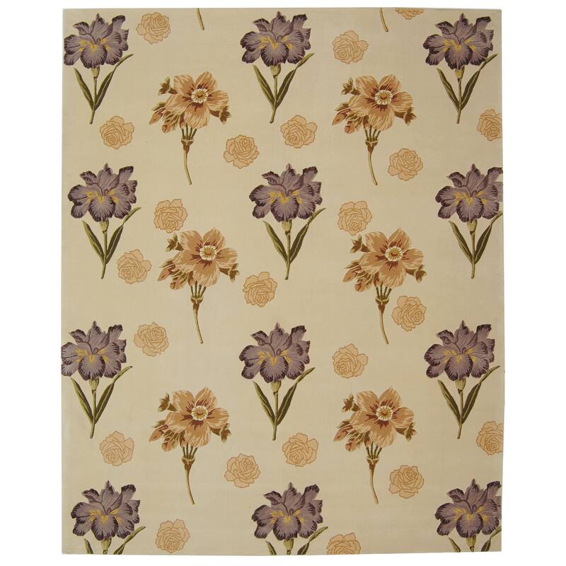 SAFAVIEH Handmade Mandarin Milada French Country Floral Wool Rug