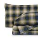 preview thumbnail 18 of 99, Bare Home Cotton Flannel Sheet Set - Velvety Soft Heavyweight California King - Voyageur Plaid - Green