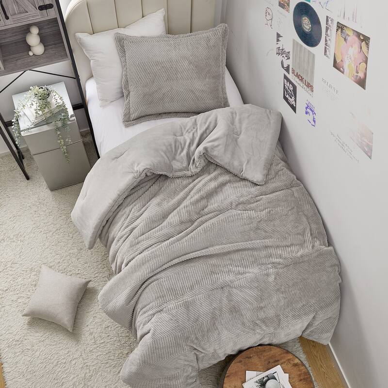 Peak of Cozy - Coma Inducer® Oversized Comforter Set - Steeple Gray