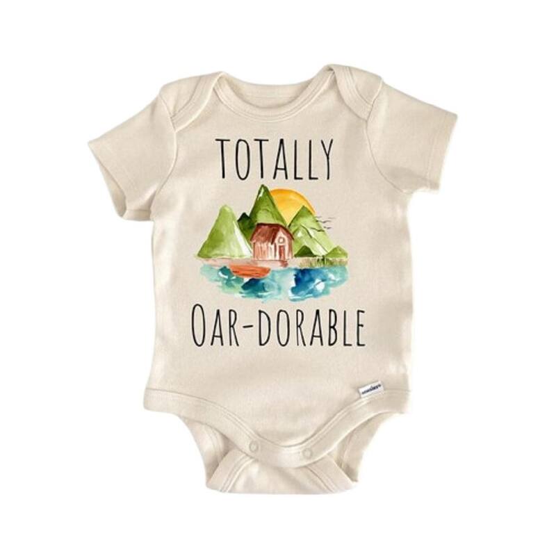 Lake Life Crew Cabin - Baby Boy Girl Clothes Infant Bodysuit Funny Cute Newborn - Natural - Newborn