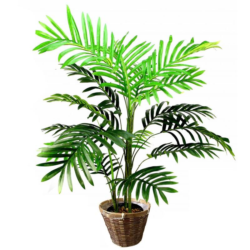 Admired By Nature Artificial Paradise Palm Tree Plant in Woven Basket