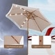 preview thumbnail 24 of 25, Ainfox 7FT Outdoor Patio Umbrella with Tilt Fringe Tassel Umbrella with LED Solar Lights